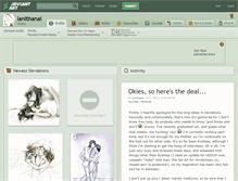 Tablet Screenshot of lanithanai.deviantart.com