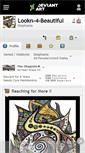 Mobile Screenshot of lookn-4-beautiful.deviantart.com