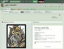 Tablet Screenshot of lookn-4-beautiful.deviantart.com
