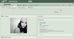 Desktop Screenshot of deena-kash.deviantart.com