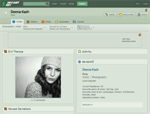 Tablet Screenshot of deena-kash.deviantart.com