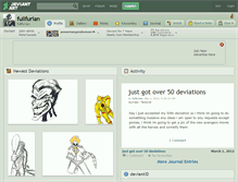 Tablet Screenshot of fullfurian.deviantart.com