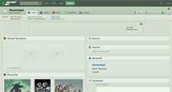 Desktop Screenshot of powermark.deviantart.com