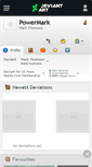 Mobile Screenshot of powermark.deviantart.com