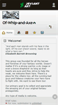 Mobile Screenshot of of-whip-and-axe.deviantart.com