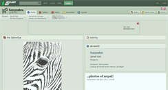 Desktop Screenshot of fuzzyzebra.deviantart.com