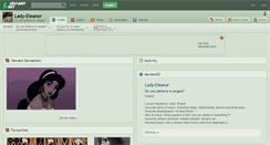 Desktop Screenshot of lady-eleanor.deviantart.com