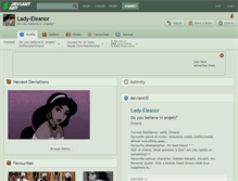 Tablet Screenshot of lady-eleanor.deviantart.com