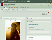 Tablet Screenshot of murderdolls-fanclub.deviantart.com