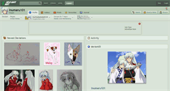 Desktop Screenshot of inumaru101.deviantart.com