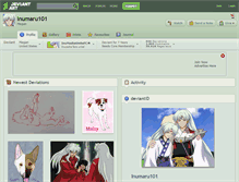 Tablet Screenshot of inumaru101.deviantart.com