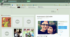 Desktop Screenshot of krazorspoon.deviantart.com