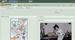 Desktop Screenshot of ladytwinkle.deviantart.com
