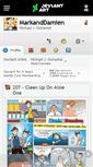 Mobile Screenshot of markanddamien.deviantart.com