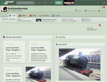 Tablet Screenshot of lovelyrandomness.deviantart.com