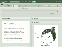 Tablet Screenshot of mekisyo.deviantart.com