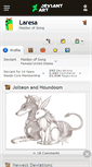 Mobile Screenshot of laresa.deviantart.com