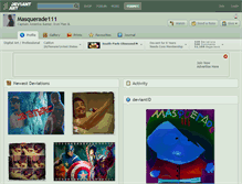 Tablet Screenshot of masquerade111.deviantart.com