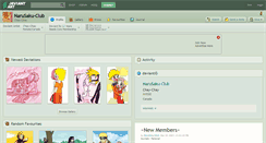 Desktop Screenshot of narusaku-club.deviantart.com