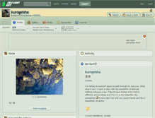 Tablet Screenshot of kurogeisha.deviantart.com