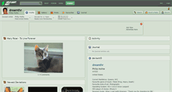 Desktop Screenshot of dreamthr.deviantart.com