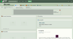 Desktop Screenshot of bba-arabic.deviantart.com