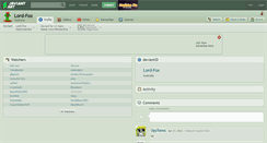Desktop Screenshot of lord-fox.deviantart.com