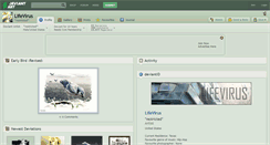 Desktop Screenshot of lifevirus.deviantart.com