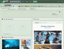 Tablet Screenshot of karategal.deviantart.com