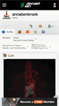 Mobile Screenshot of annabenbrook.deviantart.com
