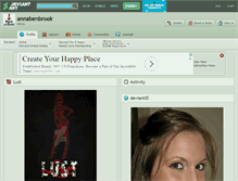 Tablet Screenshot of annabenbrook.deviantart.com
