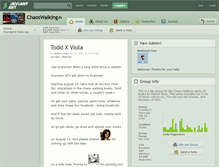 Tablet Screenshot of chaoswalking.deviantart.com