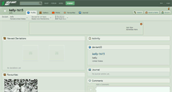 Desktop Screenshot of kelly-1615.deviantart.com