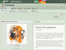 Tablet Screenshot of hiromitzarugi.deviantart.com