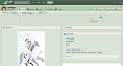 Desktop Screenshot of belletiger.deviantart.com