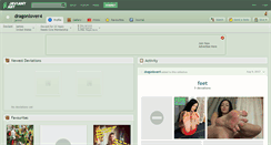 Desktop Screenshot of dragonlover4.deviantart.com