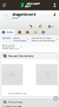 Mobile Screenshot of dragonlover4.deviantart.com