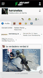 Mobile Screenshot of keronetex.deviantart.com