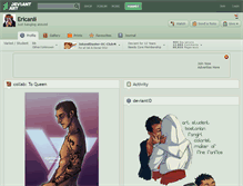 Tablet Screenshot of ericanii.deviantart.com