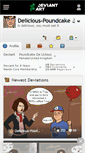 Mobile Screenshot of delicious-poundcake.deviantart.com