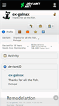 Mobile Screenshot of ex-gainax.deviantart.com