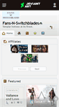 Mobile Screenshot of fans-n-switchblades.deviantart.com