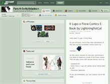 Tablet Screenshot of fans-n-switchblades.deviantart.com