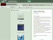 Tablet Screenshot of lanternuniverse.deviantart.com