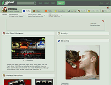 Tablet Screenshot of desidus.deviantart.com