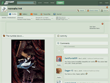 Tablet Screenshot of nonnahs144.deviantart.com