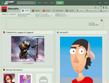 Tablet Screenshot of mamusho.deviantart.com