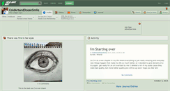 Desktop Screenshot of coldartandoceansmile.deviantart.com