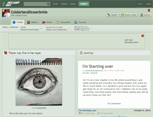 Tablet Screenshot of coldartandoceansmile.deviantart.com