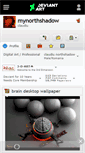 Mobile Screenshot of mynorthshadow.deviantart.com